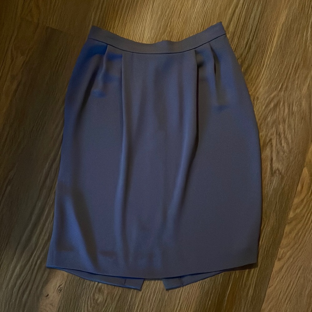 Vintage purple blue mini skirt with elastic waistband